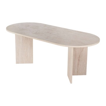 Table à manger NEL 200x90 cm en travertin