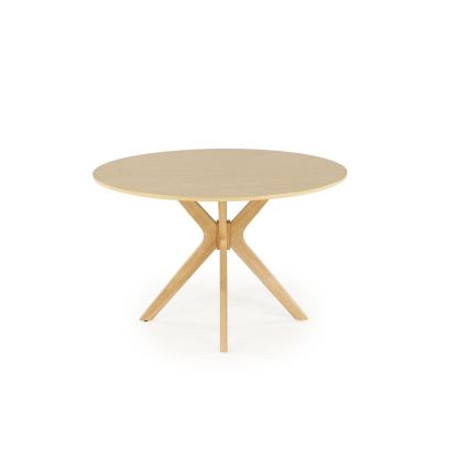 Table à manger NICOLAS Ø 120 cm marron
