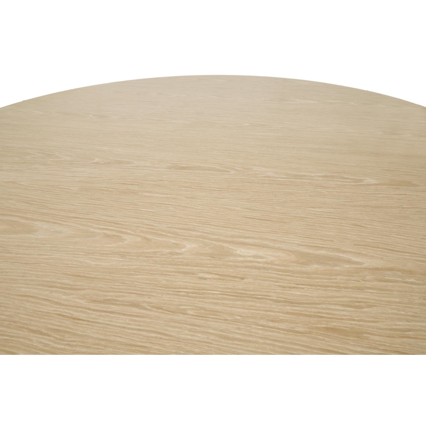 Table à manger NICOLAS Ø 120 cm marron
