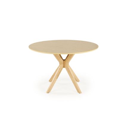 Table à manger NICOLAS Ø 120 cm marron