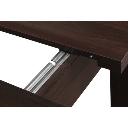 Table à manger pliable SALUTO 76x110 cm hêtre/wenge