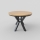 Table à rallonge CONVI 100/140x73 cm chêne craft/noir