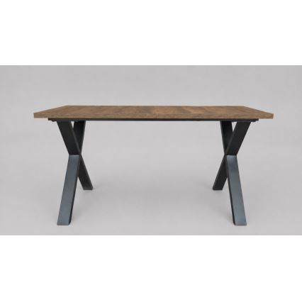 Table à rallonge DOMO 150/190x80 cm chêne Lefkas/noir