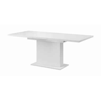 Table à rallonge STRAP 160/200 x 90 cm blanche