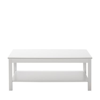 Table basse 40x103 cm blanc