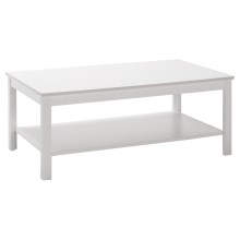 Table basse 40x80 cm blanc