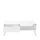 Table basse 42x110 cm blanc