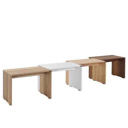 Table basse 43x60 cm blanc