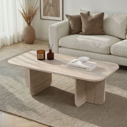 Table basse AKIRA 120 x 60 cm beige
