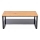 Table basse ARTIGA 45 x 105 cm noir/beige