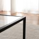 Table basse ASTRO 40x90 cm noir