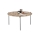 Table basse AURA Ø 74 cm chêne/anthracite