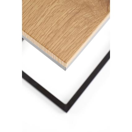 Table basse AURIA chêne/noir