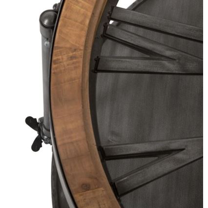 Table basse avec horloge CHRONO 89,5x47 cm 1xAA