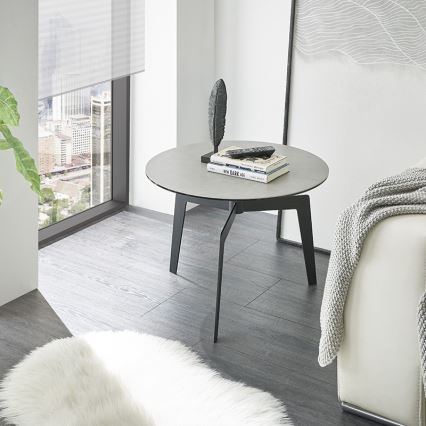 Table basse BALANCE Ø 60 cm gris/anthracite