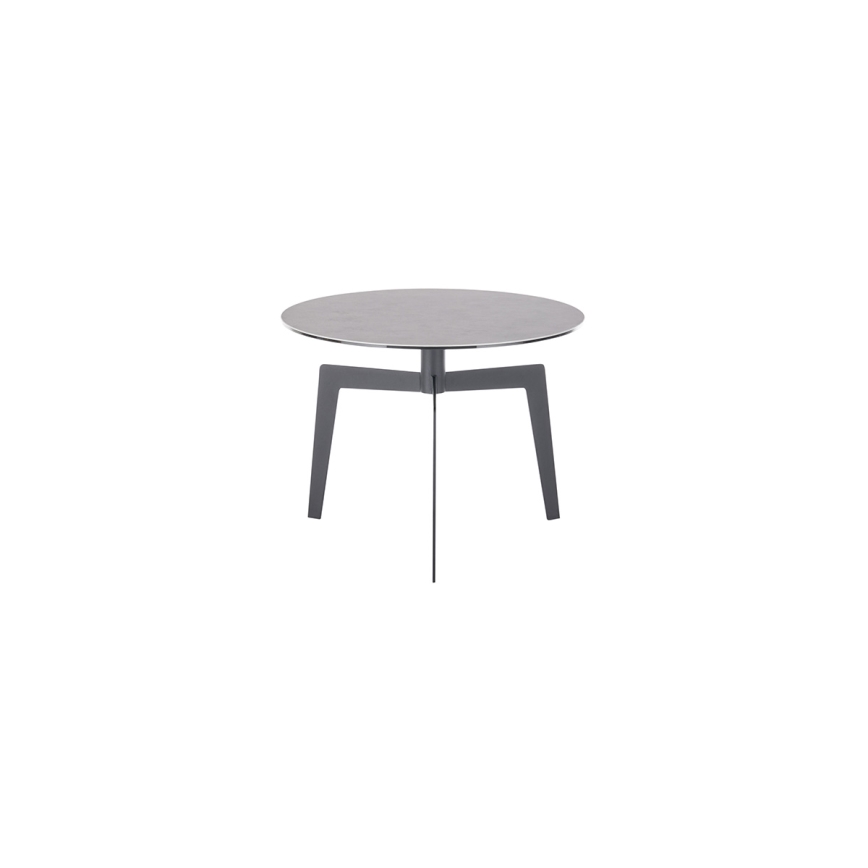 Table basse BALANCE Ø 60 cm gris/anthracite