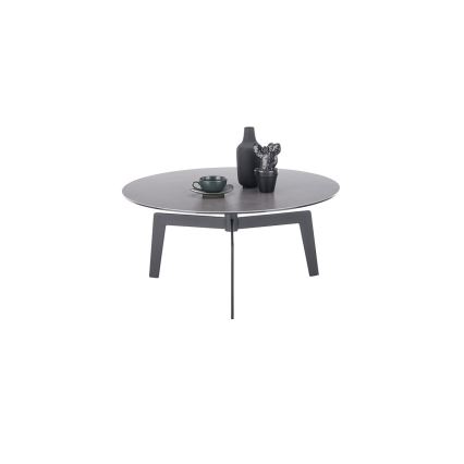 Table basse BALANCE Ø 80 cm gris/anthracite