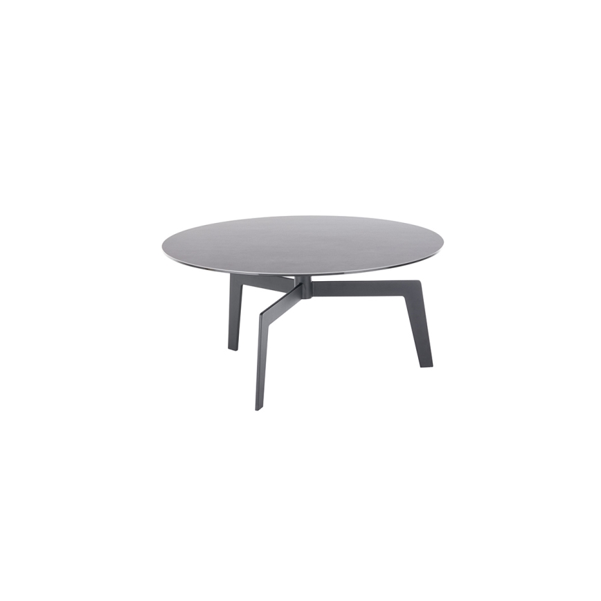 Table basse BALANCE Ø 80 cm gris/anthracite