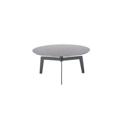 Table basse BALANCE Ø 80 cm gris/anthracite