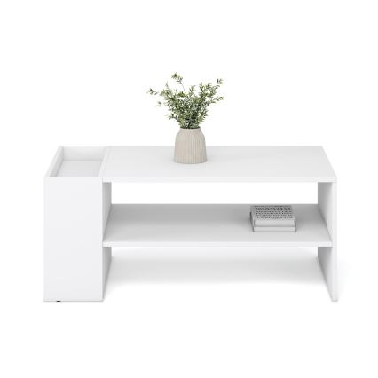 Table basse BELA 100 x 42 cm blanche