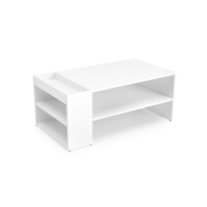 Table basse BELA 100 x 42 cm blanche