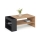 Table basse BELA 100x42 cm chêne artisan/anthracite