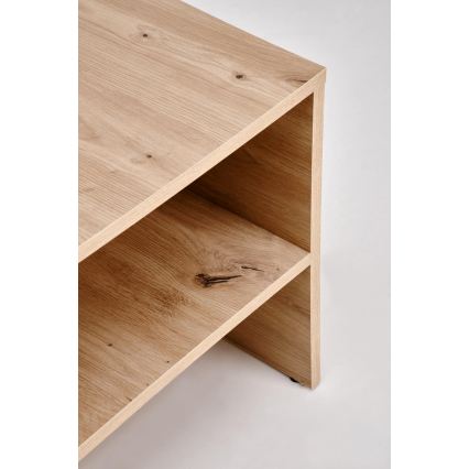 Table basse BELA 100x42 cm chêne artisan/anthracite