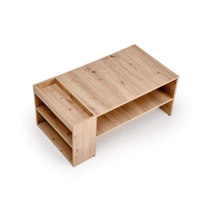 Table basse BELA 100x42 cm chêne artisan