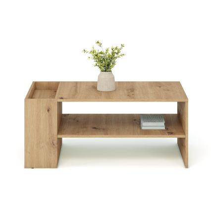 Table basse BELA 100x42 cm chêne artisan