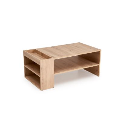 Table basse BELA 100x42 cm chêne artisan