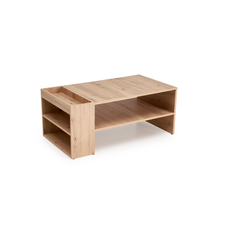 Table basse BELA 100x42 cm chêne artisan
