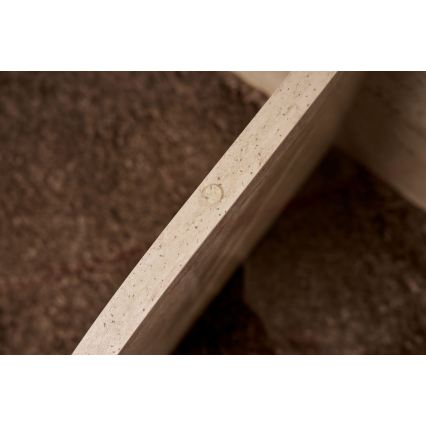 Table basse BUBBLE Ø 75 cm beige/transparente