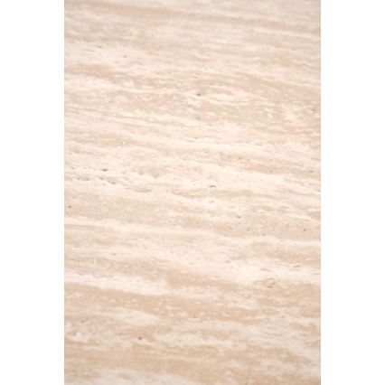 Table basse CALDO Ø 50 cm marron/beige