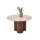 Table basse CALDO Ø 80 cm marron/beige