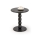 Table basse CIRILA, Ø 40 cm, noire