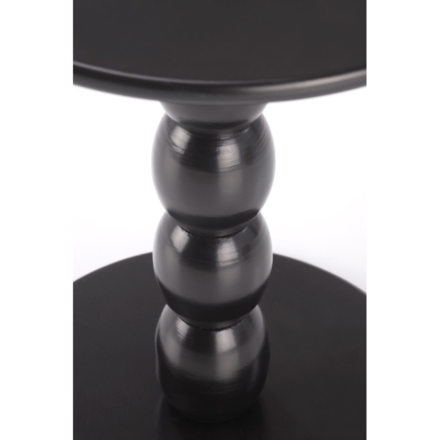 Table basse CIRILA, Ø 40 cm, noire