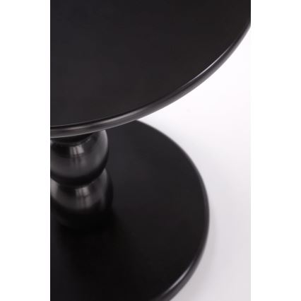 Table basse CIRILA, Ø 40 cm, noire
