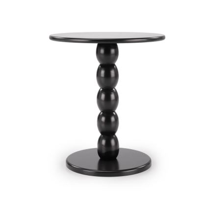 Table basse CIRILA, Ø 40 cm, noire