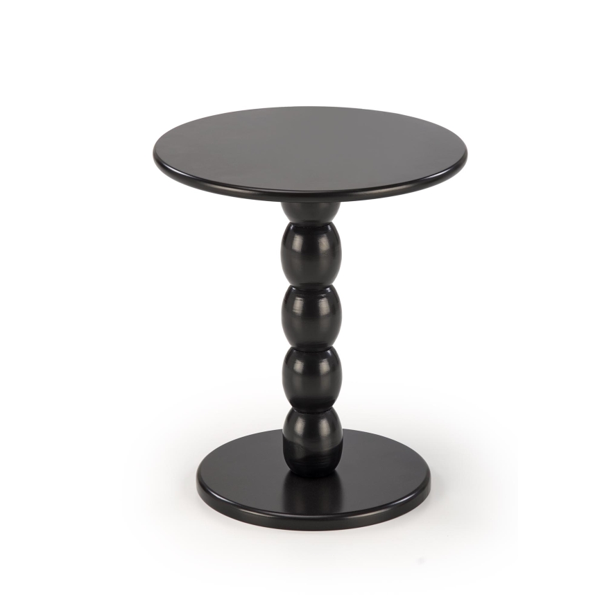 Table basse CIRILA, Ø 40 cm, noire