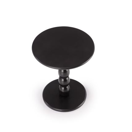 Table basse CIRILA, Ø 40 cm, noire