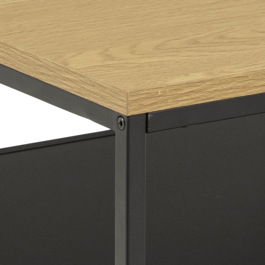Table basse CORA chêne/noir
