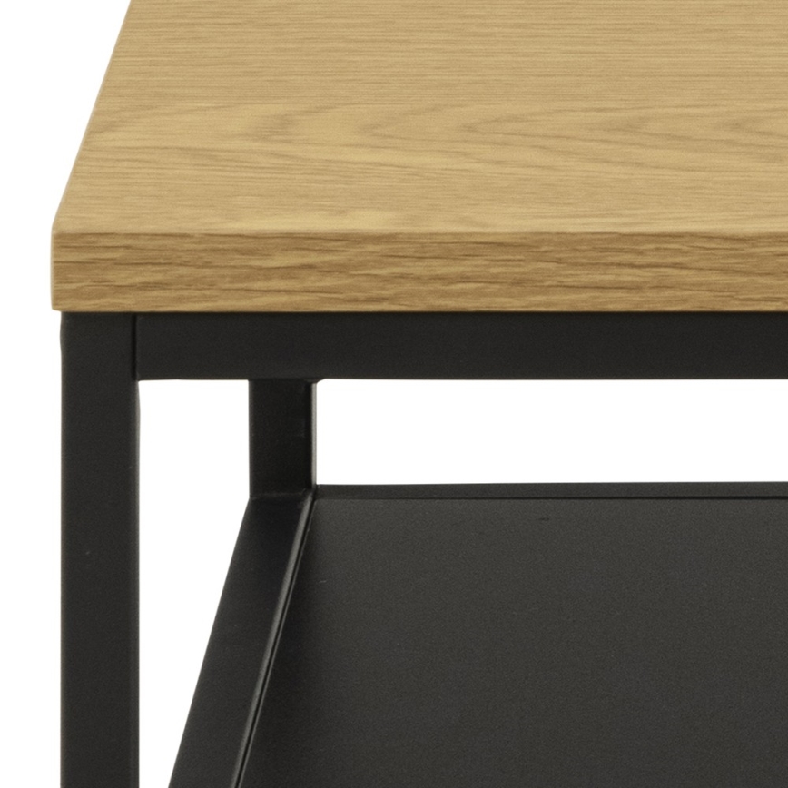 Table basse CORA chêne/noir