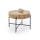 Table basse DANTE Ø 67 cm brun/noir