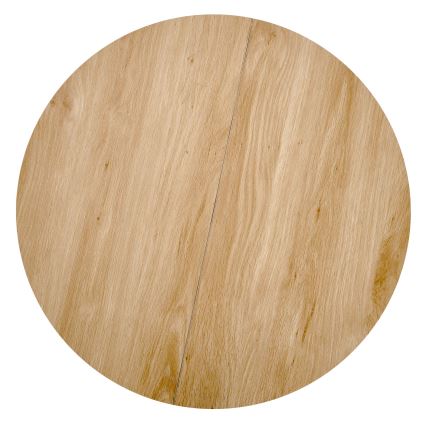 Table basse DANTE Ø 67 cm brun/noir