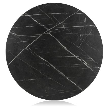 Table basse DIAMOND 40x70 cm noir/doré