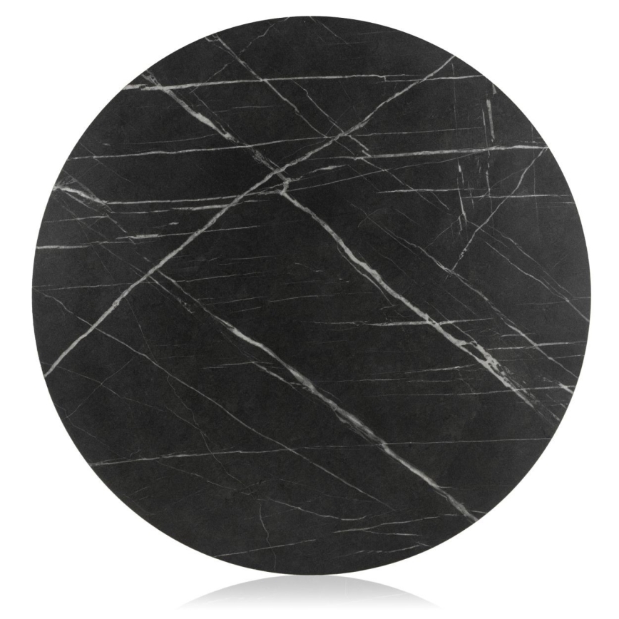 Table basse DIAMOND 40x70 cm noir/doré