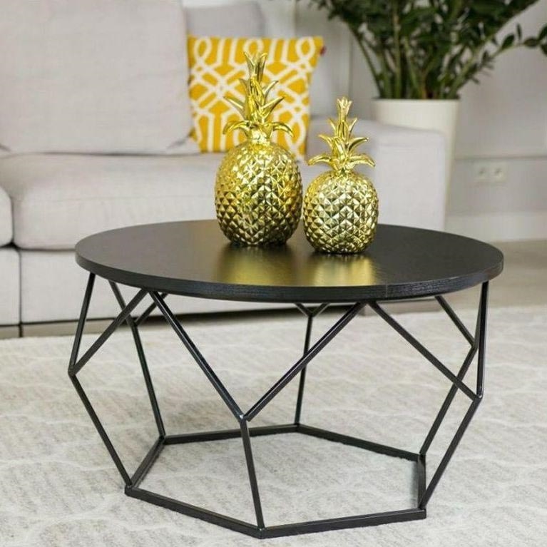 Table basse DIAMOND 40x70 cm noire