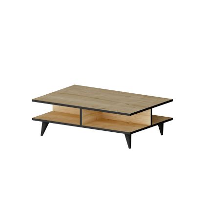 Table basse DIAMOND marron/noire