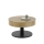 Table basse ELEMENT avec plateau relevable Ø 75 cm chêne/noir