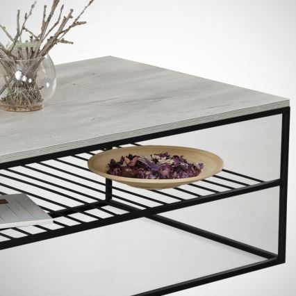 Table basse ETNA 43x95 cm grise